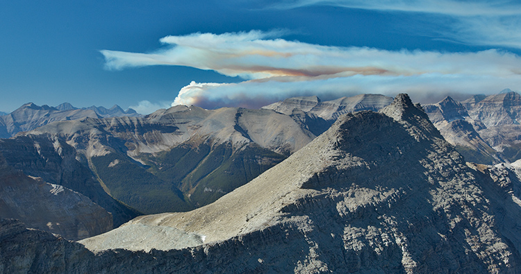 Fiery Skies in the Rockies